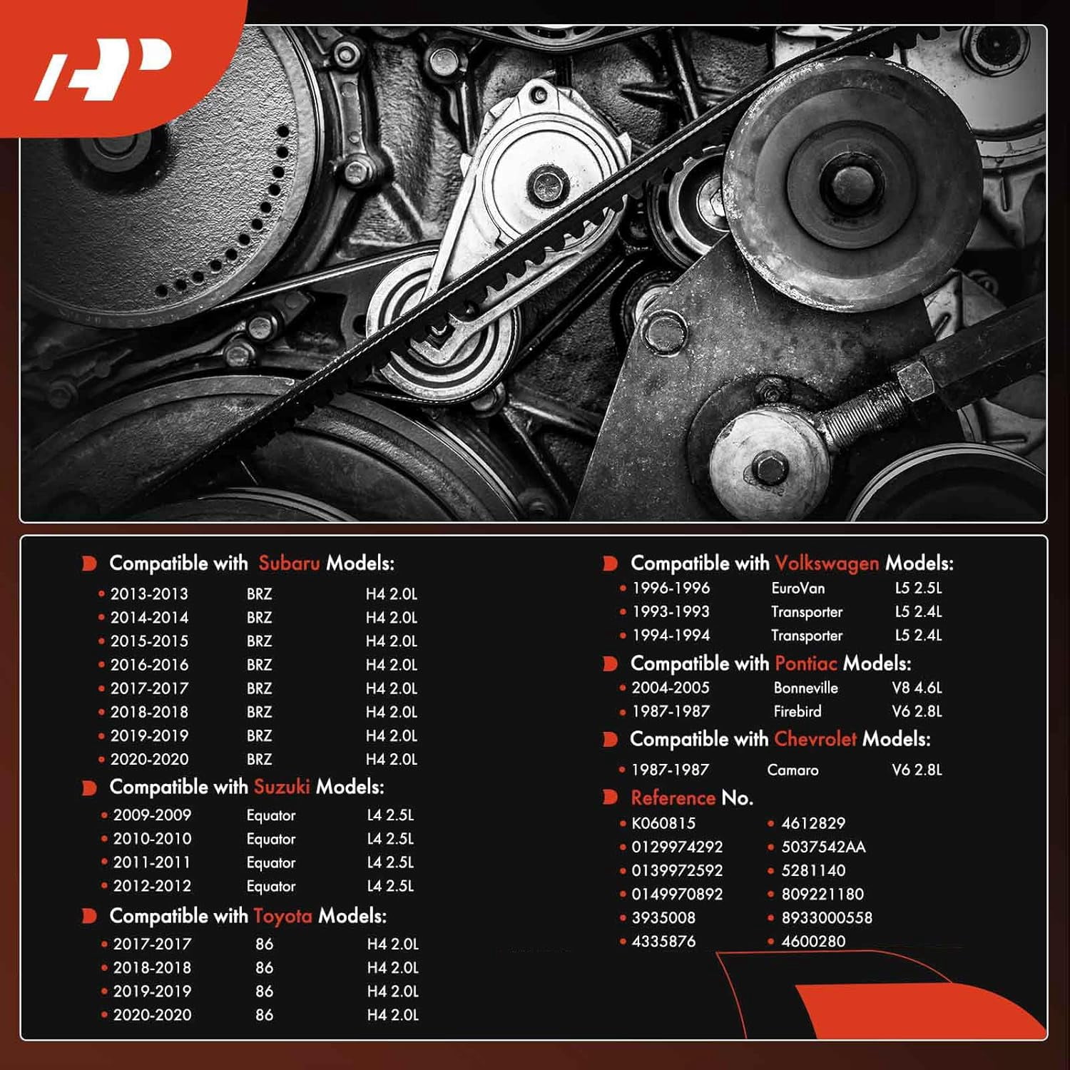 A-Premium 81.54 Inch Serpentine Drive Belt Compatible with Jeep Dodge Ford Chevrolet Nissan Chrysler Subaru Toyota Suzuki Cadillac Mercury Olds Plymouth Pontiac Scion & Volkswagen Cars