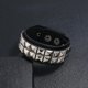 thumbnail image 5 of 2 Pulseras De Cuero Punk De Personalidad No Convencional Accesorios Europeos Y Americanos Correas De Muñeca De Cuero De Pu para Hombres Europeos Y Americanos Baobao, 5 of 5
