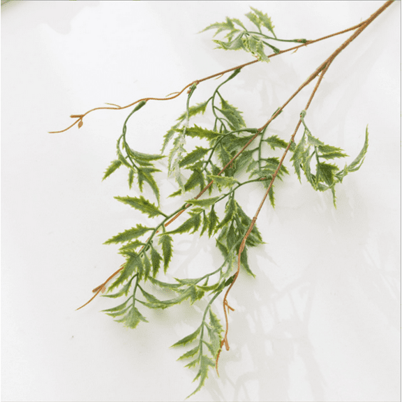 Nvzi 6pcs Polish Grass Jasmine Artificial Flowers, Fake flowers, Flores Artificiales Para, Wedding Decor, Gary Green