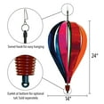 thumbnail image 5 of In the Breeze 1087 — Jumbo Rainbow Glitter 8-Panel Hot Air Balloon — Colorful and Sparkling Mylar Wind Spinner for Yards and Gardens, 5 of 5