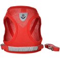 thumbnail image 3 of LAICAIW Dog Harness and Leash Set, No Pull Reflective Adjustable Pet Soft Mesh Chest Vest Harnesses Easy Control for Small Medium Dogs and Cats Outdoor Walking, 3 of 7