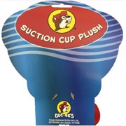 Buc-ee's Suction Cup Plush Beaver Mascot with Red Cap and Shirt, Window Decoration for travel