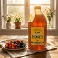 thumbnail image 4 of Raw & Unfiltered Wildflower Honey - 6 lbs - Half Gallon of Bulk Honey Jug by Arvoli Honey, 4 of 5