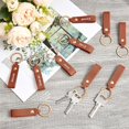thumbnail image 3 of HAHDAXIA 100 Pcs Leather Key Fobs Kit Blanks DIY Laser Engraving Keychain for Leather Keychain Making Supplies, 3 of 7