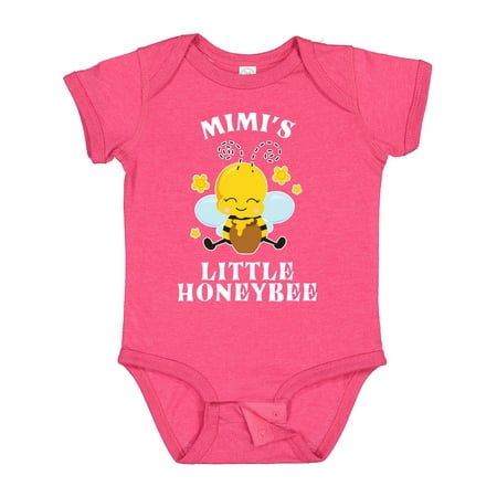 

Inktastic Cute Bee Mimi s Little Honeybee with Stars Gift Baby Boy or Baby Girl Bodysuit