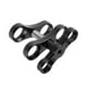 thumbnail image 4 of Clip de mariposa de bola de luces de buceo, de brazo de luz de buceo adaptador de Clip de conector de rótula de 1 pulgada negro portátil bajo, 4 of 9