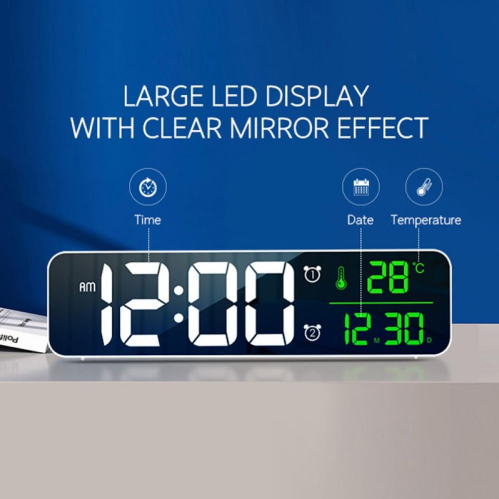 Digital Alarm Clock, 6.5inch Large Display LED Clock