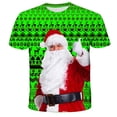 thumbnail image 2 of New Year T-shirt Cute Deer Fashion Merry Christmas Girl Print Shirt Girls Funny Holiday Graphic T-shirt11T Gong Bohan LED, 2 of 2