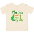 thumbnail image 3 of Inktastic My Lita Loves Me Boys Grandson Dinosaur Boys Baby T-Shirt, 3 of 5