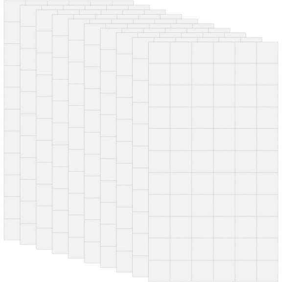 15 Sheets 990pcs 0.47 inch Dual Adhesive 3D Pop Foam Dots Squares Adhesive Foam Square Mounts for Craft DIY Art Office SuppliesWhite