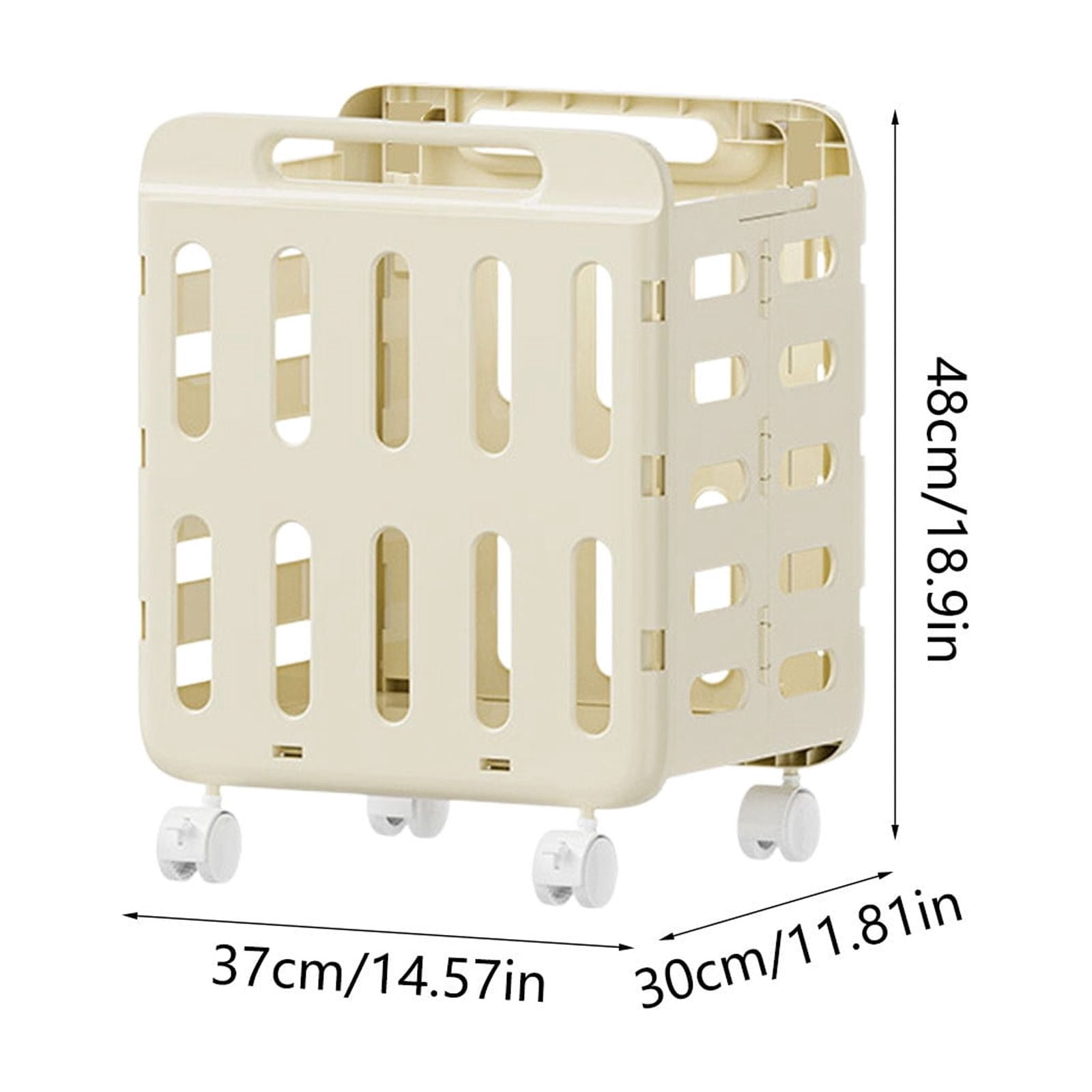 Kbndieu Collapsible Laundry Baskets, Clothes Hamper Basket Storange Bin with Heavy-Duty Wheels, Laundry Hamper for Dirty Clothes, Toys and Blankets in Laundry Room, Bathroom, Baby Room and Bedroom
