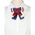 thumbnail image 4 of INSPIRE CHIC Women's Bowknot Ribbon Bow Brooch Elegant Blue Pin Bow Tie for Wedding Ceremony Red, 4 of 4