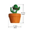 thumbnail image 4 of Slccxzc Cactus Pies Shape Hats Fun Hat for Halloween Birthday Party, 4 of 6