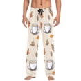 thumbnail image 7 of FORMRS Mens Pajama Pants with Pockets Sleepwear Lounge Bottoms Sizes S-2XL, Fall Coffee, 7 of 7