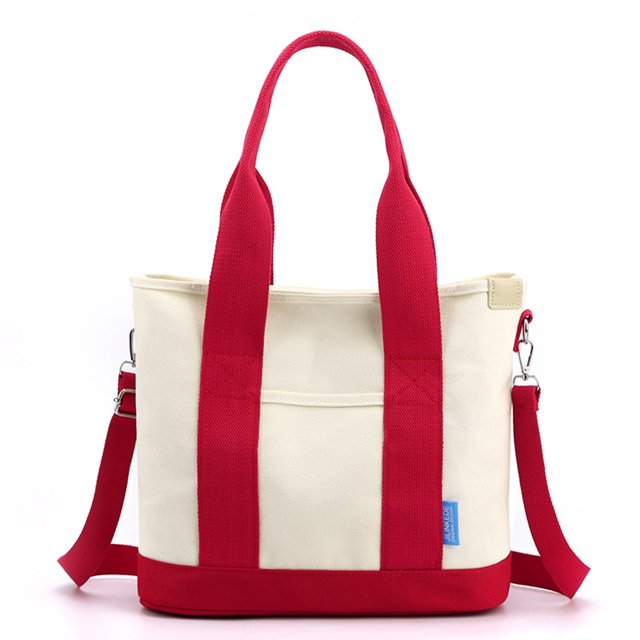Bolso bandolera para mujer Bolsos de mensajero de lona Bolsos de ocio informales con varios compartimentos