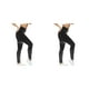 thumbnail image 1 of Jumpingount Pantalones de cintura alta para correr, mallas de entrenamiento, elásticos, transpirables, para viajar, hasta el tobillo, pantalones de Negro METRO 2piezas Jumpingount CBP185904, 1 of 1