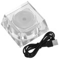 thumbnail image 3 of Decorative Mini Stand Led Light Base For Office Use Rock Crystal 5X5X2.5CM Rechargeable 1Pcs, 3 of 5