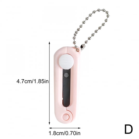 FACEGA Portable Retractable Small Scissors Mini Portable Scissors Simple Stationery Office Paper-cutting Tool Folding