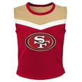 thumbnail image 2 of Girls Youth Scarlet San Francisco 49ers Spirit Two-Piece Cheerleader Set, 2 of 3