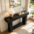 thumbnail image 3 of Fnova 63" Farmhouse Console Table, 2-Tier Wooden Narrow Entryway Table, Long Sofa Table for Living Room, Entrance, Hallway, 3 of 5
