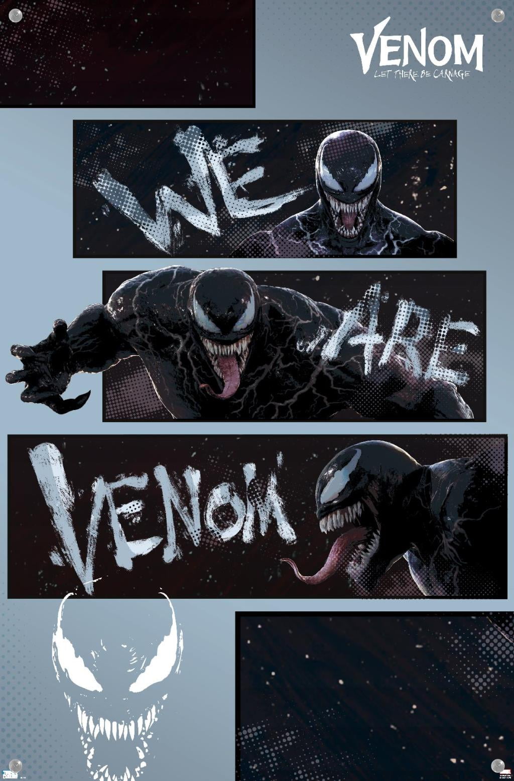 Marvel Venom: Let There be Carnage - We Are Venom Bars Wall Poster with Pushpins, 14.725" x 22.375"