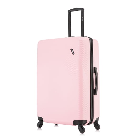 DUKAP Discovery 28" Hardside Lightweight Luggage with Spinner Wheels, Handle and Trolley, Pink