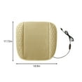 thumbnail image 3 of Pompotops Cooling Car Seat Cushion, Car Ventilation Seat Cushion Summer Ventilation Fan Cold Seat Cushion USB 5V Home Office Car Universal Seat Cushion Three-speed Wind Adjustment, Beige, 3 of 7