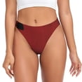 thumbnail image 1 of Fotbe Minimalist Romantic Dinner Tanga Sin Costuras para Mujer con Estampado – Panties Invisibles, Transpirables y Cómodos para Uso Diario-4X-Large, 1 of 6