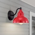 thumbnail image 5 of CHLOE Ironclad Industrial 1 Light Matte Black Indoor Wall Sconce 8" Wide, 5 of 13