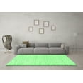 thumbnail image 3 of Ahgly Company Indoor Square Solid Emerald Green Modern Area Rugs, 5' Square, 3 of 4