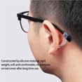 thumbnail image 4 of Moyic Eyeglass Ear Grip 100 pares de anteojos de silicona Temple Sleeves retenedor antideslizante para anteojos Artesanía Moyic HA015665-00, 4 of 6