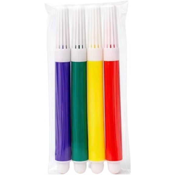 WUYVCG Under $5 4Pcs Mini Markers Colored Pen,Portable Colored Markers,Drawing Pens,Small Markers for Artworks,Graffiti,Parties,Office Supplies