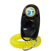 E-Collar ET‑300 Mini Educator Remote Humane Dog Training Collar Bundle – Yellow – ½‑Mile Waterproof E‑Collar + PetsTEK Clicker, 100 Levels