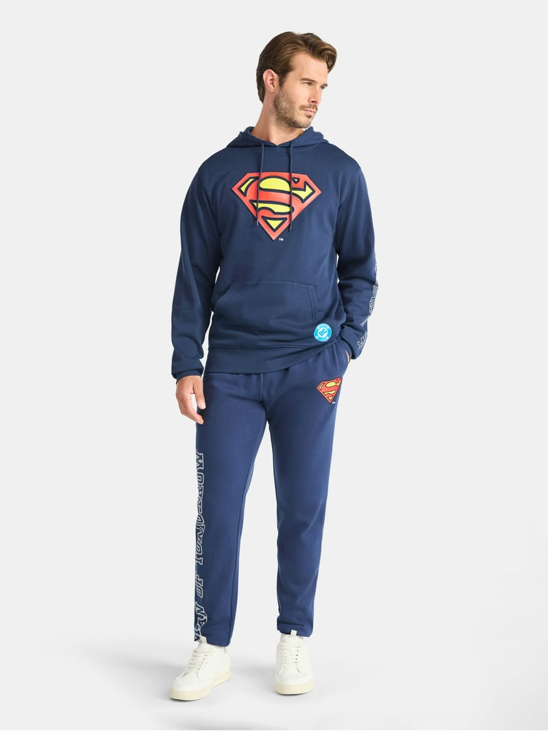 Superman Men's and Big Men's Graphic Jogger Pants, Sizes XS-3XL