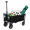 thumbnail image 4 of Seina Chariot de Plage Utilitaire Pliant à Cadre en Acier, Chariot Extérieur (Lot de 2), 4 of 4
