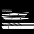 thumbnail image 4 of Strip Body Espejo s Calcomanía de vinilo Adhesivo gráfico Blanco Sunnimix pegatinas de coches, 4 of 7