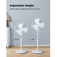 thumbnail image 7 of Pelonis 3-Speed Oscillating Free Standing Electric Household Fan, 7 of 7