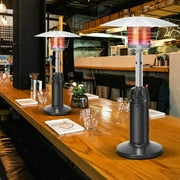 Patiojoy 13,000BTU Portable Patio Tabletop Heater Outdoor Propane Gas Heater W/ Weighted Base