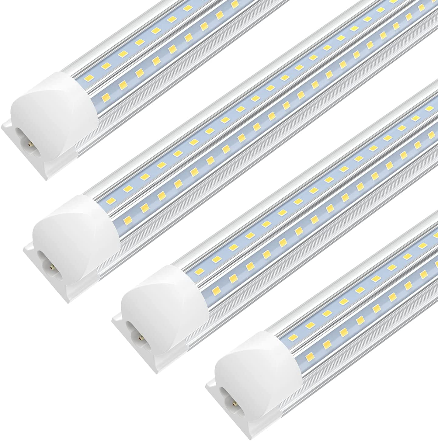 Details about   T8 LED Integrated Tube lights 6000k,4000k,3000k, ft 5,6 complete with fitting 