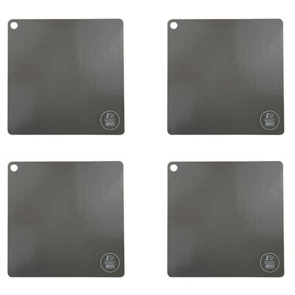 4X Induction Cooktop Mat Nonslip Induction Top Pad Silicone Heat Insulated Mat Reusable Refrigerators and Ovens B