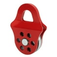 thumbnail image 1 of Winch Snatch Block, 4T Load Bearing Capacity Red Heavy Duty Winch Pulley  Operation  For Tractors, 1 of 8