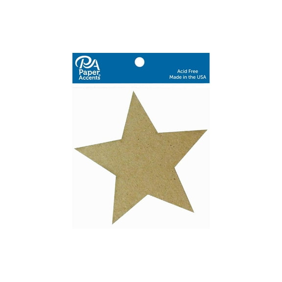 Chip Shape 8pc Star Natural