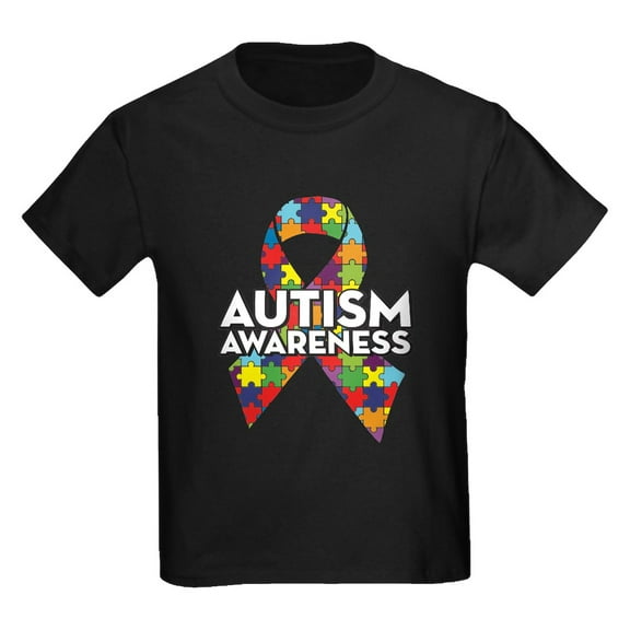 CafePress - Autism Awareness T Shirt - Dark T-Shirt Kids XS-XL
