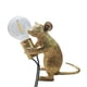 thumbnail image 1 of Lampara de mesa NorDiem Mouse Light LED resina diseño raton base E12, 1 of 5