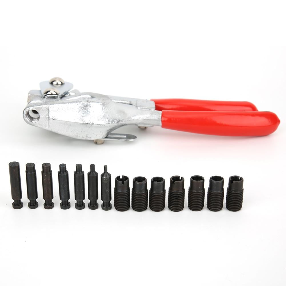 Tebru Power Punch Pliers,Hole Punch Kit,HandHeld Power Punch Kit for