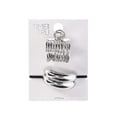 thumbnail image 2 of Time and Tru Metal Claw and Hair Tie, Silver, 2 of 4