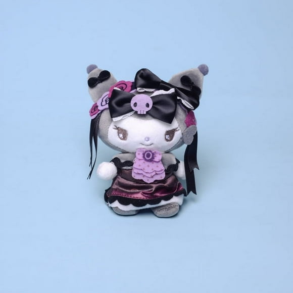 Plush Toy Sanrio Kuromi Tea Party Series Plush Doll 12Cm Black Skirt Kuromi Soft Stuffed Plush Toy Animal, Kids Toys,A3
