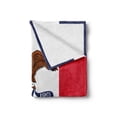 thumbnail image 2 of Iowa State Soft Flannel Fleece Throw Blanket, Flag of USA State of Iowa with Eagle and Phrase Patrioticme, Cozy Plush for Indoor and Outdoor Use, 60" x 80", Multicolor, by Ambesonne, 2 of 6