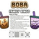 thumbnail image 3 of Juego de bingo AQUARIUS Boba Bingo Family con 18 tarjetas de 2 a 18 jugadores, 3 of 7
