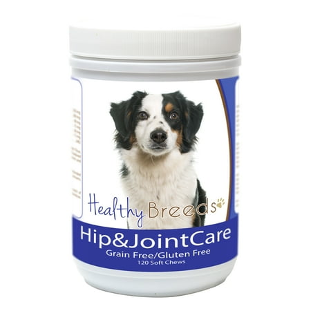 UPC: 0840235183730 | Healthy Breeds Miniature American Shepherd Hip and Joint Care 120 Count